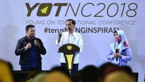 Jokowi Ajak Generasi Milenial Bisnis dengan Menjual Brand