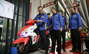GESITS Meluncur, Motor Listrik Murni Domestik