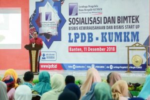 LPDB Komitmen Bantu Pengembangan Bisnis Pelaku KUMKM Banten
