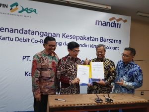 Kospin Jasa dan Bank Mandiri Jalin Kerja Sama Layanan Transaksi