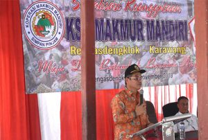 Rangkul Pedagang Pasar Rengasdengklok KSP Makmur Mandiri Sosialisasi Gerakan Menabung