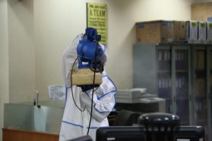 Antisipasi Sebaran Covid-19, LPDB Lakukan Penyemprotan Disinfektan