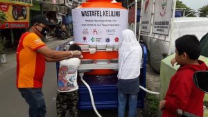 Tekan Penyebaran Covid-19, Generali Sediakan Wastafel Keliling
