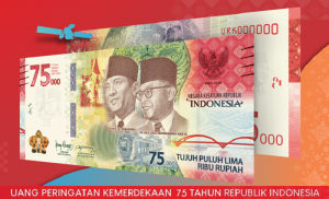 Pemerintah Rilis Pecahan Rp75 Ribu