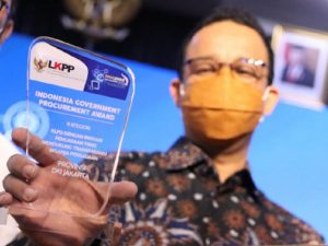 Dukung UMKM Lewat e-Order, Pemprov DKI Jakarta Sabet Penghargaan dari LKPP