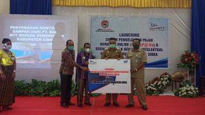 Bupati  Sikka Luncurkan Sistem Pengelolaan Pajak Daring