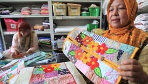 Kerajinan Kain Perca dan Blacu dari Citra Handycraft Diminati Pasar Mancanegara