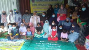 BSI UIN Syarif Hidayatullah Kunjungi Posko Yayasan Relawan Aksi Annaba