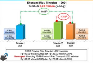 Ekonomi Riau Q-I Tumbuh Ungguli Nasional