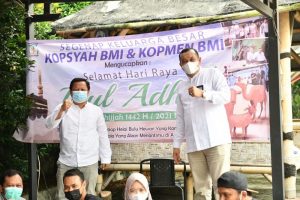 Kopsyah BMI Lakukan Pemotongan Hewan Kurban Serentak, Total 29 Ekor Sapi dan 52 Ekor Kambing