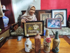 Nurdita Weni, Kreatif dengan Limbah Kulit Telur