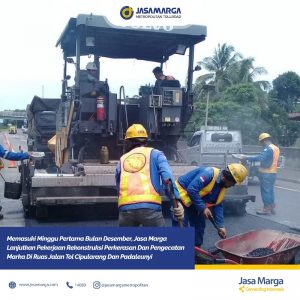 Jasa Marga Lanjutkan Pekerjaan Rekonstruksi di Ruas Jalan Tol Cipularang Dan Padaleunyi