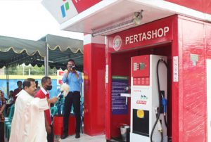 Dua Pertashop Pintu Air Beroperasi