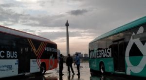 Transjakarta Resmi Gunakan 30 Bus Berbasis Listrik