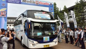 20 Bus Mudik Sehat di Sediakan Pupuk Indonesia Grup Bersama BUMN