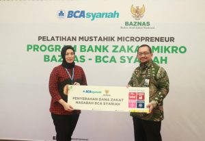 Kolaborasi BCA Syariah dan BAZNAS Bangkitkan Ekonomi Mustahik Pelaku Usaha Mikro
