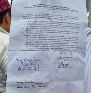 Aksi Unjuk Rasa Massa Pegiat Koperasi, Ini Lima Tuntutannya