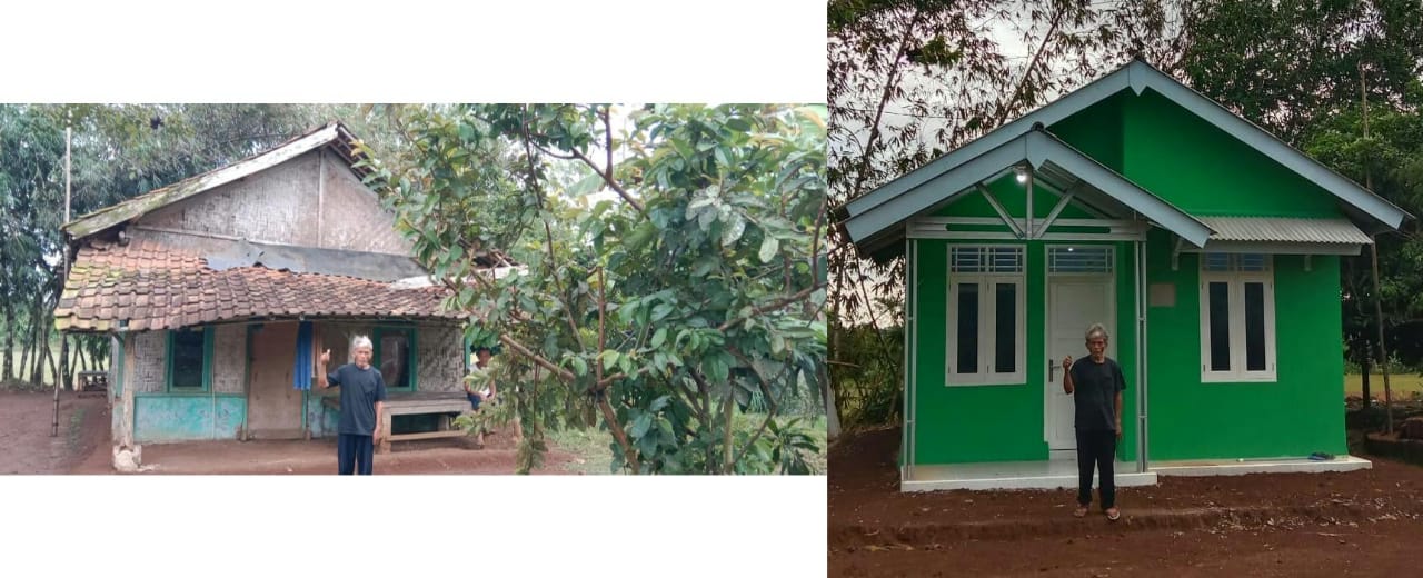 Kopsyah BMI Hadiahkan Hibah Rumah Siap Huni Kepada Seorang Buruh Pengangkut Kayu