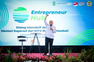 Ciptakan Satu Juta Pengusaha Baru, MenKopUKM Ajak Mahasiswa Universitas Merdeka Buat Program Entrepreneur Hub