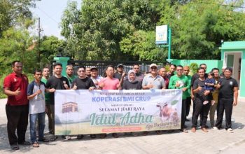 Sebagai Bentuk Rasa syukur, Koperasi BMI Grup Sembelih 43 Sapi dan 221 Kambing Kurban