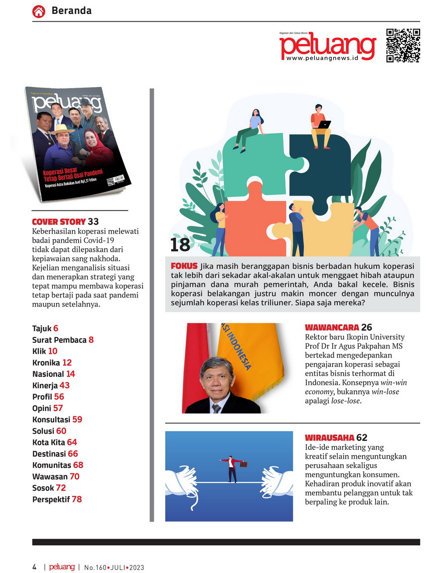 Majalah Peluang Edisi Juli 2023