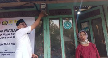 Pemerintah Sasar Pasang Baru Listrik 988 Rumah Tangga di Jember