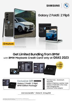 Samsung Berkolaborasi dengan BMW Indonesia, Hadirkan HP Lipat Elegan Galaxy Z Fold5 dan Z Flip5 Special Edition