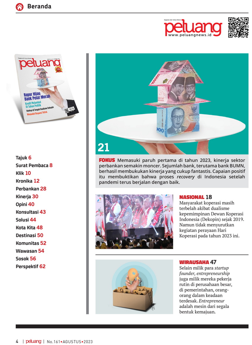 Majalah Peluang Edisi Agustus