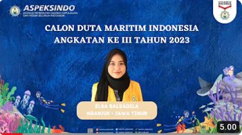 Mahasiswi Asal Kabupaten Nganjuk Jawa Timur, Lolos Sebagai Duta Maritim Indonesia 2023 Aspeksindo