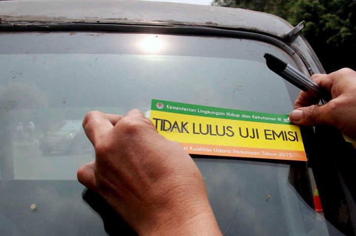 Razia Uji Emisi Hari Pertama, 66 Kendaraan Ditilang