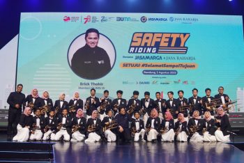 Sinergi BUMN Gencarkan Sosialisasi Safety Riding