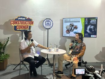 Podcast GAPENSI On The Spot IEE 2023, Wadah Promosi dan Tingkatkan Rantai Pasok Industri