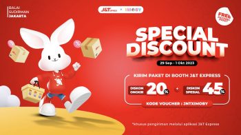 Di Pameran IMOBY, J&T Express Berikan Promo Spesial hingga 45% Eksklusif