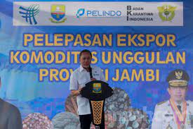Gandeng UKM, Mendag Lepas Ekspor Perdana Komoditas Unggulan Provinsi Jambi