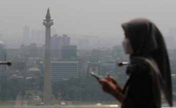Kualitas Udara Jakarta Jumat Ini No.3 Terburuk di Dunia