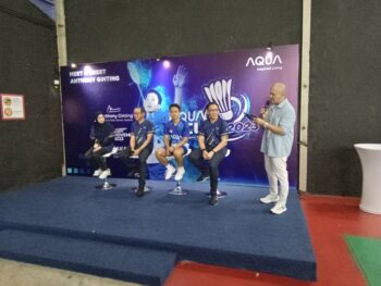 AQUA Elektronik Hadirkan Anthony Ginting dalam AQUA CUP 2023