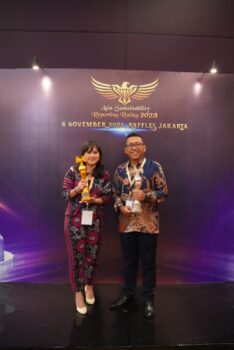 PTAR dan UT Raih Penghargaan Asia Sustainability Reporting Rating 2023