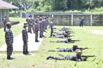 Tingkatkan Profesionalisme Prajurit, Danlantamal IX Gelar Latihan Perang Tempur Pangkalan 