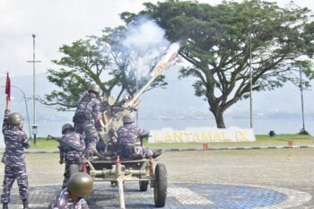Tingkatkan Profesionalisme Prajurit, Danlantamal IX Gelar Latihan Perang Tempur Pangkalan 