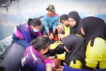 Brigjen Said Latuconsina Gelar pelatihan Pertolongan Persalinan di Perahu Karet dan EML
