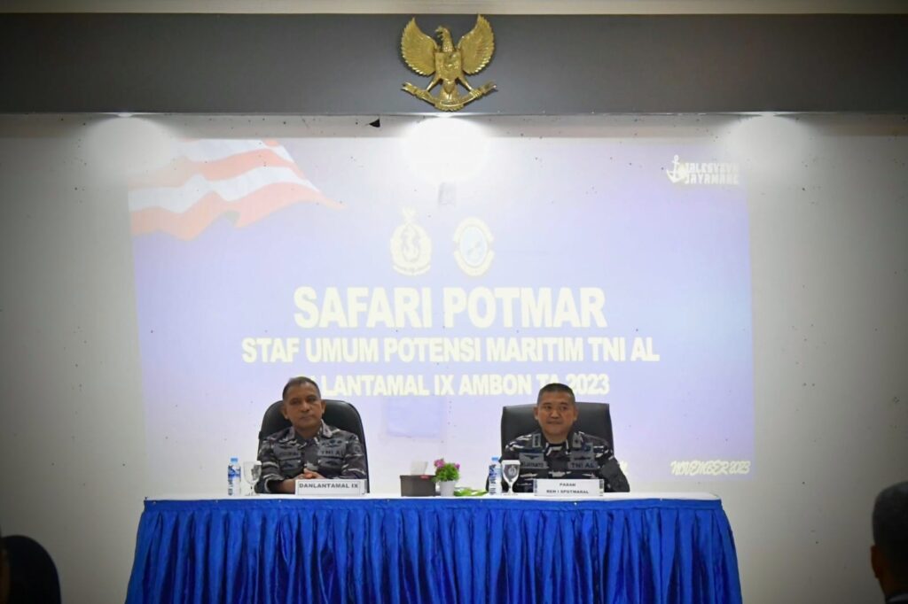 Danlantamal IX Sinergikan Program Kerja, Wujudkan Pertahanan Maritim yang Kuat