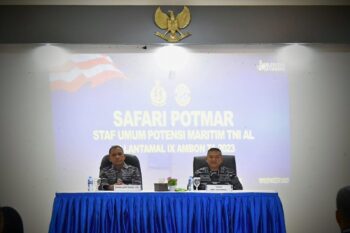 Danlantamal IX Sinergikan Program Kerja, Wujudkan Pertahanan Maritim yang Kuat