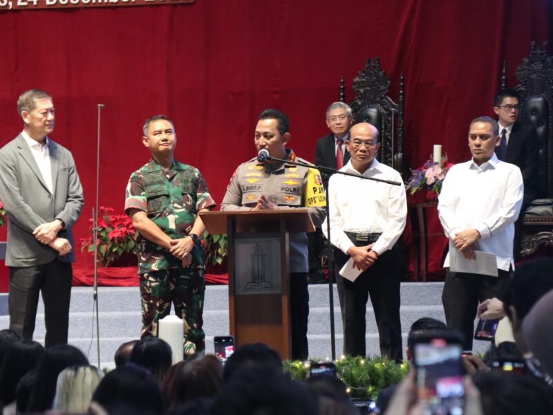 Kapolri Pastikan Natal 2023 Berjalan Dengan Aman