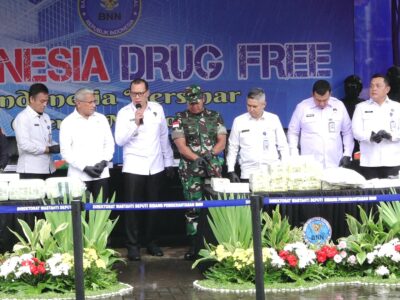 Musnahkan Puluhan Kilogram Narkotika, BNN Berhasil Selamatkan Ratusan Ribu Jiwa