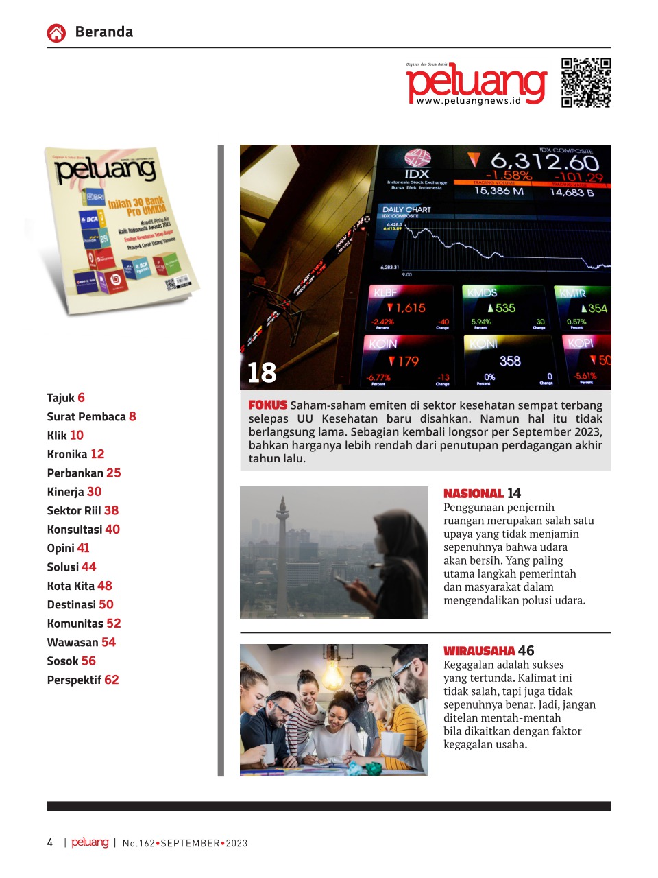 Beranda Edisi 162 September 2023