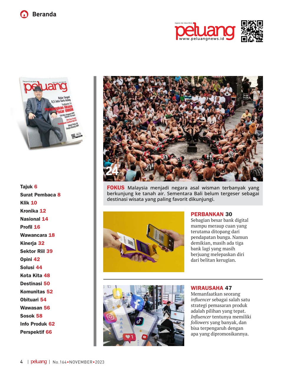 Majalah Peluang Edisi 164 November 2023