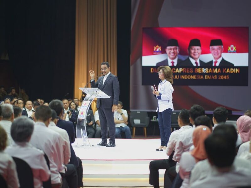 dialog capres di kadin, anies dapat apresiasi netizen paling banyak
