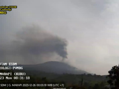 Gunung Marapi Bergemuruh Lagi, Warga Ketakutan Tak Ada Peringatan Dini