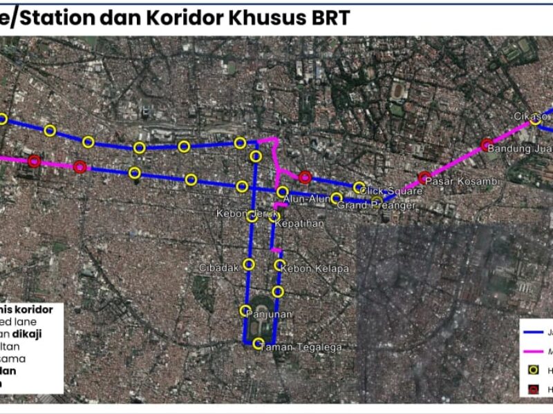 pemprov jabar operasionalkan 4 koridor brt