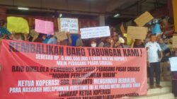 Para Pedagang Tuntut Tabungan Rp6 Miliar di Koppas Ciracas dicairkan